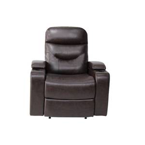 Springfield Java Recliner Chair with LED Cup-Holder and Storage Faux Leather