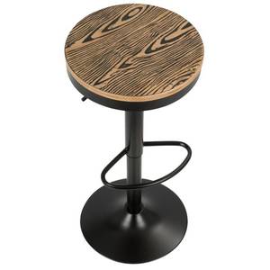 Dakota Industrial Black Swivel Bar Stool (Set of 2) by Lumisource