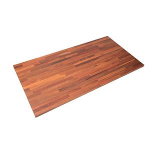 Unfinished Sapele 6 ft. L x 39 in. D x 1.5 in. T Butcher Block Island Countertop. Retails for $369&nbsp