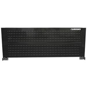 52 in. Pegboard Back Wall for Tool Cabinet, Black