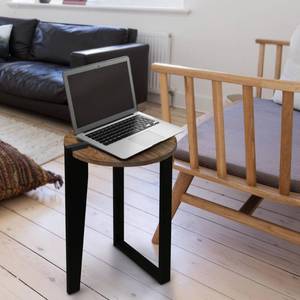 Sundial Contemporary Round End Table