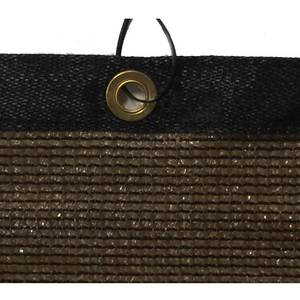 48 in. H x 300 in. W Polyethylene Brown Privacy  Wind Screen Garden Fence