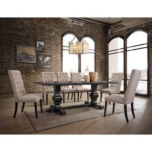 Morland Vintage Black Dining Table