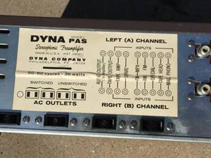 lot 78 image: Dyna Stereo Pre-Amplifier