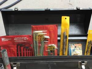 lot 84 image: Craftsman Tool Box And Tools