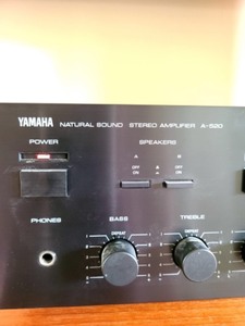 lot 9 image: Yamaha Natural Sound Stereo Amplifier A-520