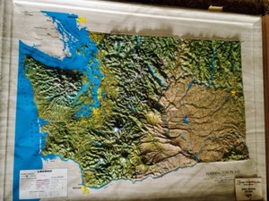 lot 48 image: Pair Of 1950s Topographic Maps