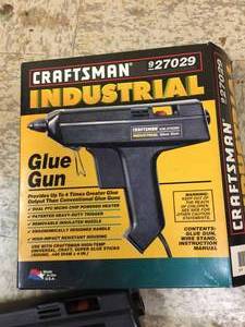 lot 131 image: Craftsman Glue Gun