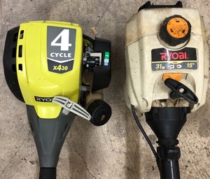 lot 50 image: Two Ryobi Trimmers