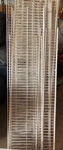 lot 110 image: White Metal Shelving