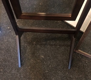 lot 99 image: Two Dark Brown Mirrors