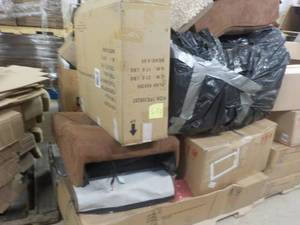 lot 13 image: Pallet of Furniture for Parts and R...
