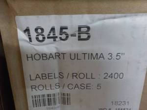 lot 18 image: Case of Labels- 5 Rolls per Case 2...