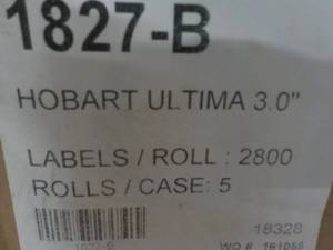 lot 21 image: Case of Labels - 5 Rolls 2800 labe...