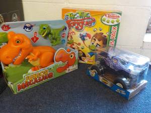 lot 81 image: Dinosaur, Tic Tac and Monster Jam...