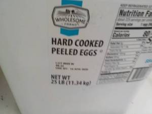 lot 121 image: 25 lb. Pail Sysco Refrigerated Hard...