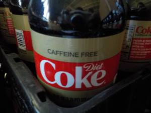 lot 126 image: Case of 24 Bottles Caffeine Free Di...
