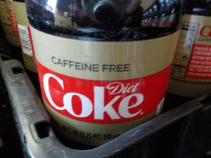 lot 127 image: Case of 24 Bottles Caffeine Free Di...