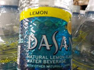 lot 129 image: Case of 24 Bottles Dasani Lemon Fla...
