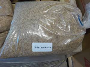 lot 145 image: Chili Orzo Pasta and Partial Bag To...