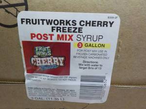 lot 162 image: 3 Gallon Fruitworks Cherry Freeze P...