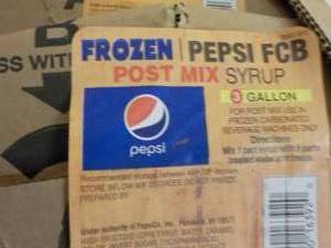 lot 173 image: 3 Gallon Frozen Pepsi Post Mix Syru...