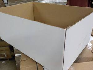 lot 177 image: 50 White Open Boxes...