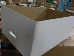 lot 178 image: 50 White Open Boxes...