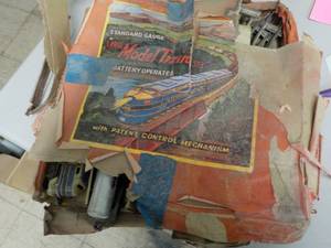 lot 205 image: Large Model Train Set Vintage...