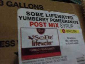 lot 216 image: 3 Gallon Sobe Lifewater Yumberry Po...
