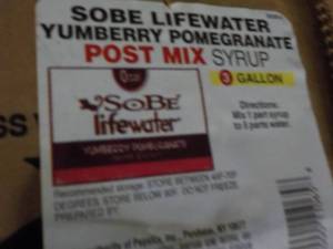 lot 217 image: 3 Gallon Sobe Lifewater Yumberry Po...