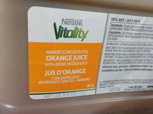 lot 221 image: 3 - 3 Liter Nestle Vitality Concent...