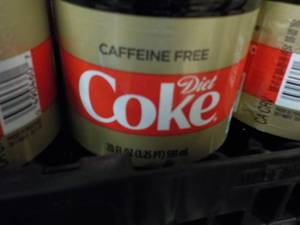 lot 237 image: Case of 24 Bottles Caffeine Free Di...