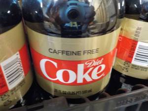 lot 240 image: Case of 24 Bottles Caffeine Free Di...