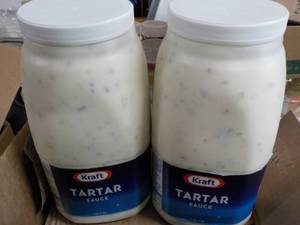 lot 242 image: 2 Gallon Jugs Kraft Tartar Sauce ...