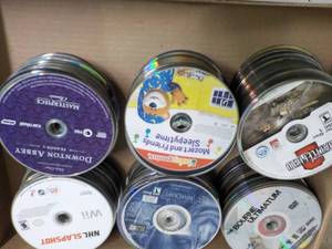 lot 256 image: 300 or so CDs, DVDs, Games and Au...
