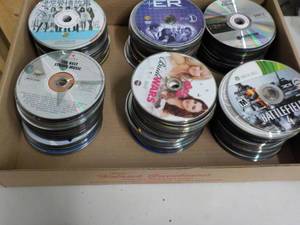 lot 257 image: 300 or so CDs, DVDs, Games and Au...
