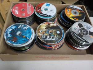 lot 263 image: 300 or so CDs, DVDs, Games and Au...