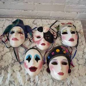 lot 121 image: Venetian Carnival Mask Collection