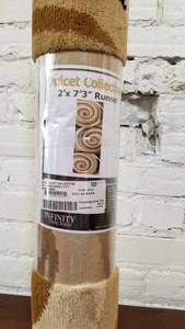 lot 14 image: NEW Infinity Dulcet Collection Area Runner 2 x 7.3  Windy Pattern