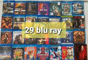 lot 65 image: Collection of Blu Ray DVDs  Lot of 29  Collection