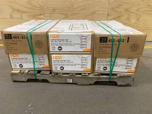 lot 11 image: HDX Lot of Six- 5-Shelf Storage Units.  36 in W x 16 in L x 72 in H