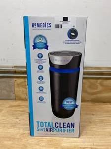 lot 41 image: HOMEDICS TotalClean 5 IN 1 Tower Air Purifier, AP-T40