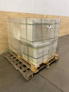 lot 46 image: PROJECT SOURCE Pallet of Tiolo Beige Glazed Ceramic Floor Tile