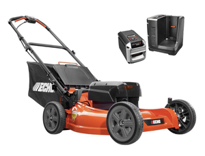 lot 76 image: ECHO 21 in. 58-Volt Brushless Lithium-Ion Cordless Battery Walk Behind Push Lawn Mower - 4.0 Ah BatteryCharger Included
