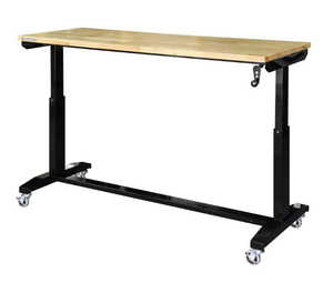 lot 77 image: HUSKY 62 in. Adjustable Height Work Bench Table