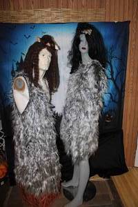 lot 46 image: Perfectly Matching Couples Caveman Costumes
