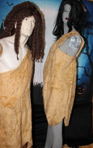 lot 49 image: Couples Caveman Costumes