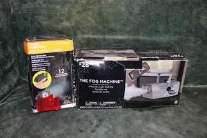 lot 80 image: Fog Machine & Projection Light