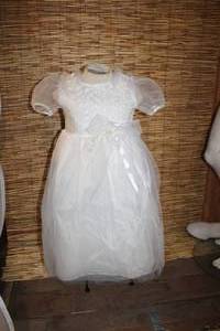 lot 21 image: Kids Time USA White Festive and Fancy Girls Dress
